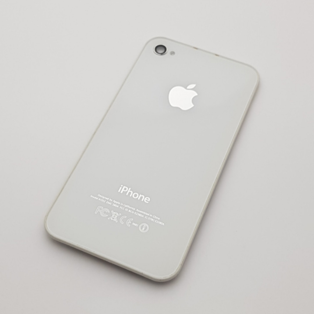 Кришка apple iphone 4 біла сервісний оригінал з розборки