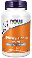 L-фенілаланін Now Foods — L-Phenylalanine 500 мг (120 капсул)