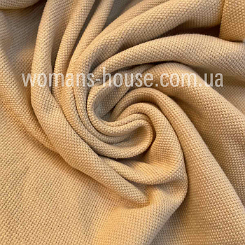 Лакоста трикотаж ширина 240 см (чулок) хб Бежевий