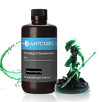 Фотополимерная смола Anycubic (UV Resin) Basic зеленый полупрозрачный, 1