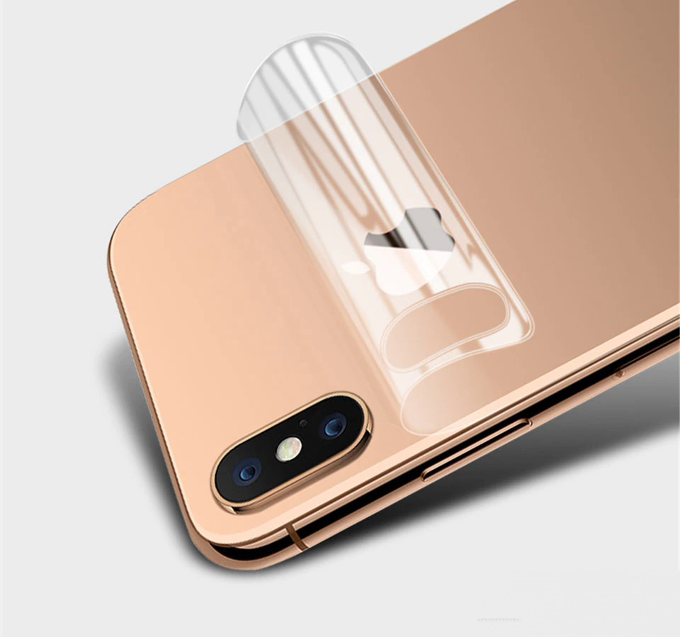 Поліуретанова захисна плівка на задню частину для iphone X протиударна гідрогелева задня