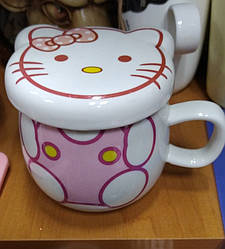 Чашка з кришкою Hello Kitty