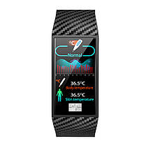 Фітнес-браслет NO.1 DT58 Pro з датчиком температури (Чорний), фото 3