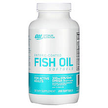 Риб'ячий жир Optimum Nutrition Enteric Coated Fish Oil 200 капс США