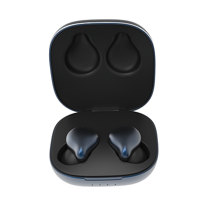 Бездротові Bluetooth-навушники Earbuds M20 у металевому кейсі (Синій), фото 1