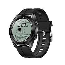 Розумний годинник Lemfo TK88 Silicone з поворотним безелем (Чорний), фото 5