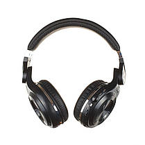 Бездротові Bluetooth-навушники Bluedio T2 Plus з вбудованим радіо (Чорний), фото 5