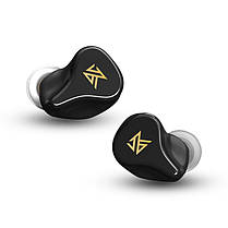 Бездротові Bluetooth-навушники KZ Z1 з кейсом для зарядки (Чорний), фото 5