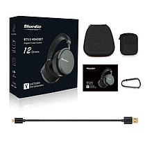 Бездротові Bluetooth-навушники Bluedio V2 з 12 динаміками (Чорний), фото 5