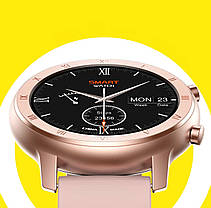 Розумний годинник NO.1 DT89 Silicone з тонометром і пульсоксиметром (Золотий), фото 6