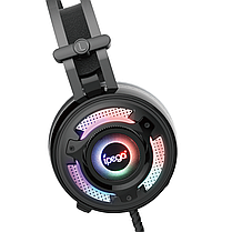 Геймерські навушники iPega PG-R008 з RGB-підсвіткою (Чорний), фото 3