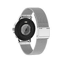 Розумний годинник Linwear LW20 Metal з тонометром (Сріблястий), фото 3