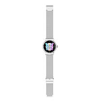 Розумний годинник Linwear LW20 Metal з тонометром (Сріблястий), фото 6