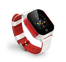 Дитячий смарт-годинник Lemfo DF50 Ellipse Aqua з GPS-трекером (Біло-червоний), фото 3