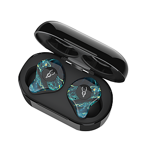 Бездротові Bluetooth-навушники Sabbat X12 Ultra Dream Stone з підтримкою aptX (Чорно-зелений), фото 1
