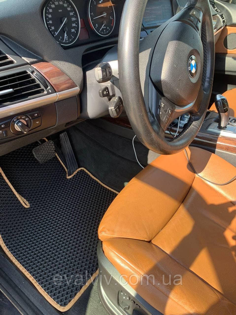 Автомобільні килимки eva для BMW X5 E70 салон+багажник (2006 - 2013) рік