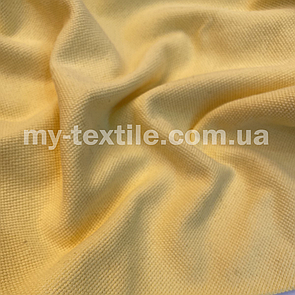 Лакоста бавовна трикотаж 220 grm Туреччина 240 см (панчохи без шва) Блідо жовтий