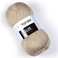 Турецкая пряжа для вязания Yarnart Elite (Элит) акрил 848 беж