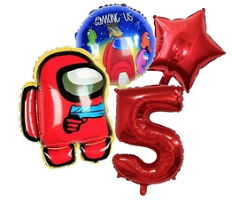 Набір куль АМОНГ АС | Червоний