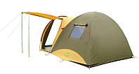 Палатка четырехместная двухслойная с тамбуром GreenCamp 1036