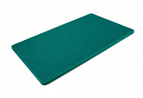 Дошка двостороння LDPE, 500x300x12 мм, зелена "One Chef" Normak