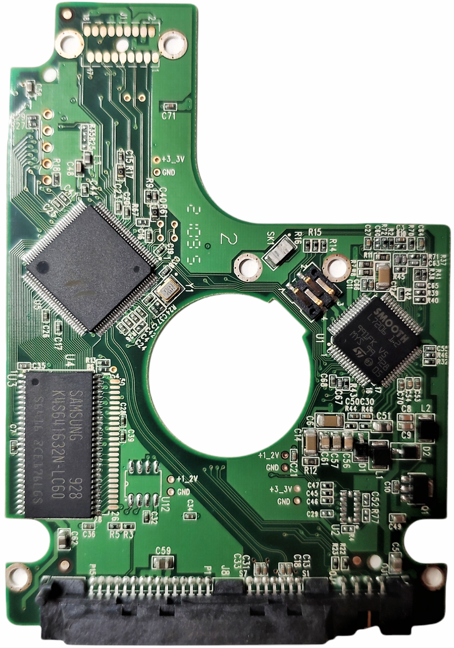 Плата HDD PCB 2060-701499-005 REV P1 2061-701499-E00 WD WD1200BEVT WD1600BEVT WD2500BEVT WD3200BEVT