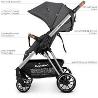 Коляска дитяча ME 1071 GALLANT Dark Gray, фото 3