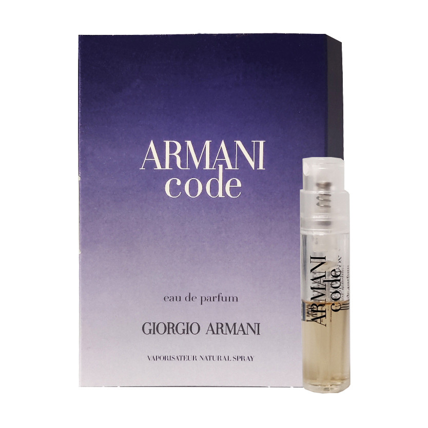 Пробник жіночих брендових парфумів Giorgio Armani Code Woman 1,2 ml оригінал, пряний квітковий аромат
