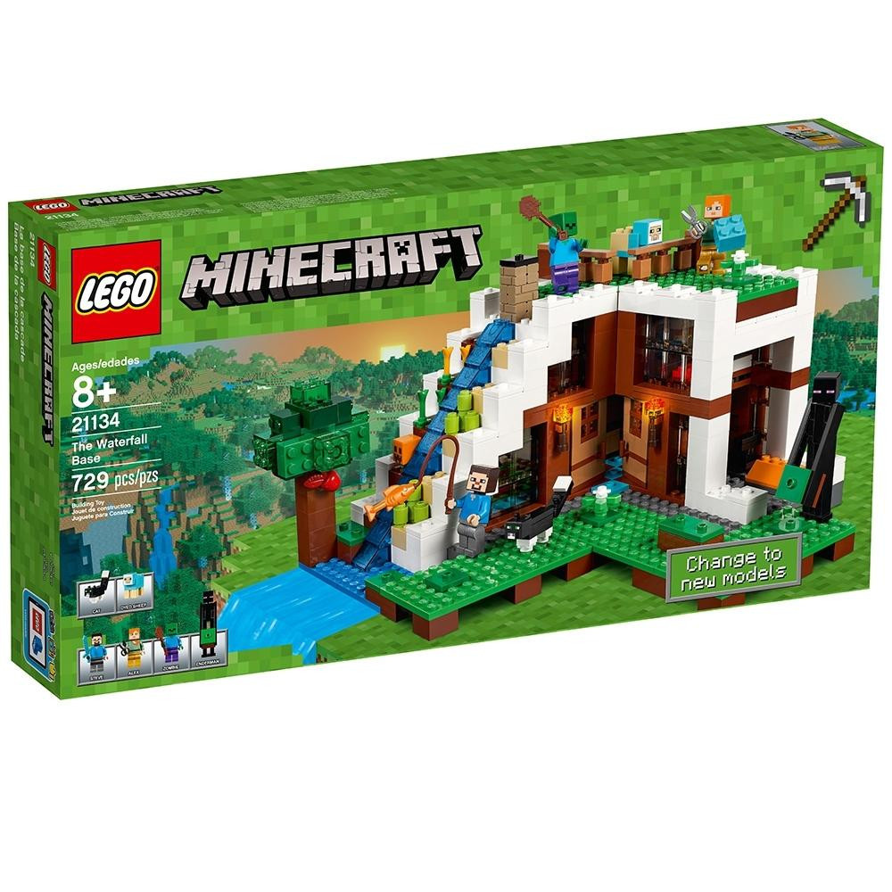Конструктор LEGO Minecraft База на водоспаді (21134), фото 1