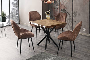 Комплект "Masa Ve Sandalye 82" 70*70 см, 4 стільці, Mobilgen, Туреччина