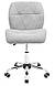 Комп'ютерне м'яке офісне крісло без підлокітників Бінго/Bingo сірий Richman, фото 7