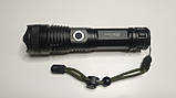Ліхтар ручний BL-X71-HP50, акумулятор 26650, microUSB, zoom, фото 5