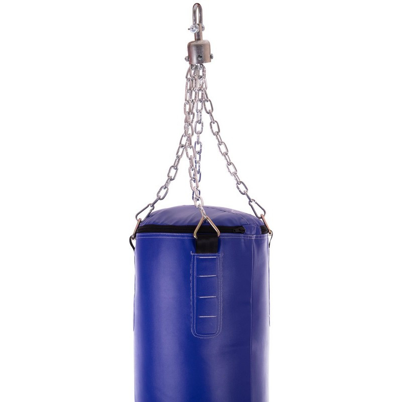 Мешок боксерский Цилиндр с кольцом и цепью ZHENGTU BO-2336-180 высота 180см цвета в ассортименте - фото 4 - id-p1472321549