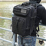 Рюкзак патрульний 50 літрів Silver Knight в чорному кольорі, фото 8