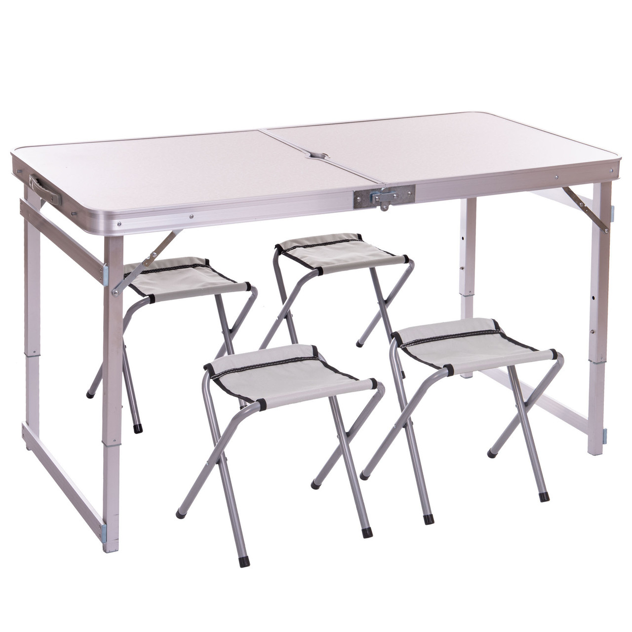 Набор складной мебели для пикника и кемпинга SP-Sport 8188 стол и 4 стула серый - фото 1 - id-p1472322658