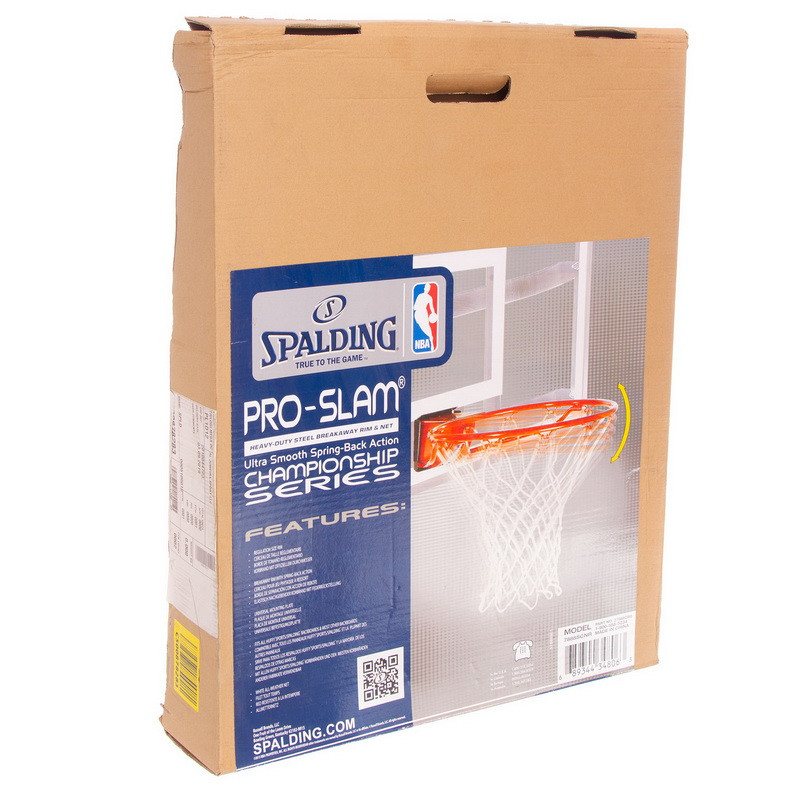 Кольцо баскетбольное SPALDING PRO SLAM RIM 7888SCNR красный - фото 5 - id-p1472322702