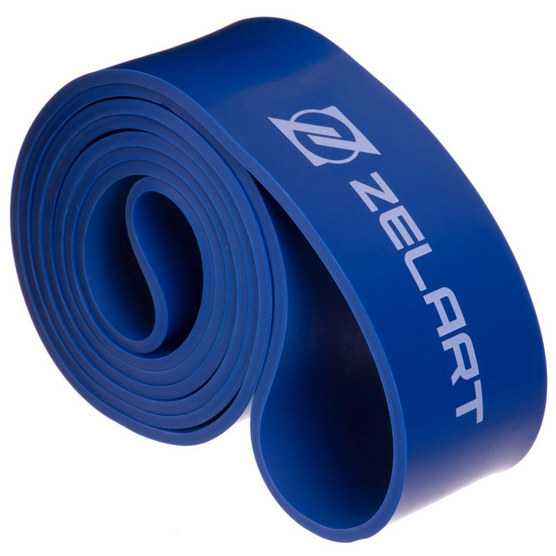 Резина петля для подтягиваний и тренировок лента силовая Zelart POWER LOOP FI-2606-5 27-68кг синий - фото 4 - id-p1472327632