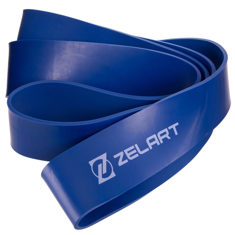 Резина петля для подтягиваний и тренировок лента силовая Zelart POWER LOOP FI-2606-5 27-68кг синий - фото 6 - id-p1472327632