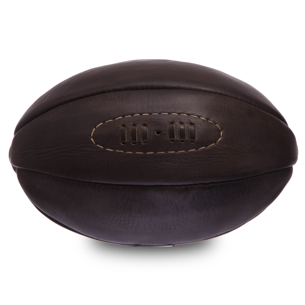 Мяч для регби Composite Leather VINTAGE Rugby ball F-0267 темно-коричневый - фото 1 - id-p1472326703