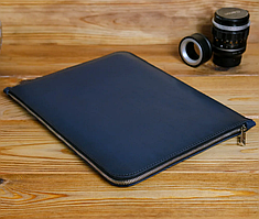 Шкіряний чохол на блискавці для MacBook (для всіх моделей вартість однакова), колір коричневий