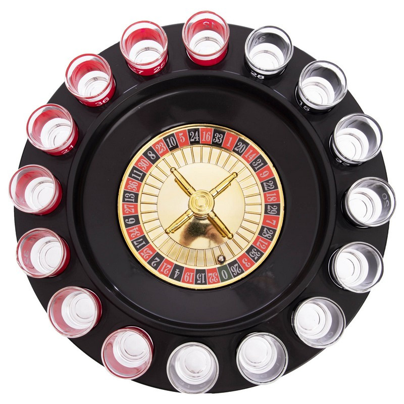 Игра «Пьяная рулетка» Drinking Roulette Set SP-Sport GB066-P 16 стопок - фото 2 - id-p1472328104