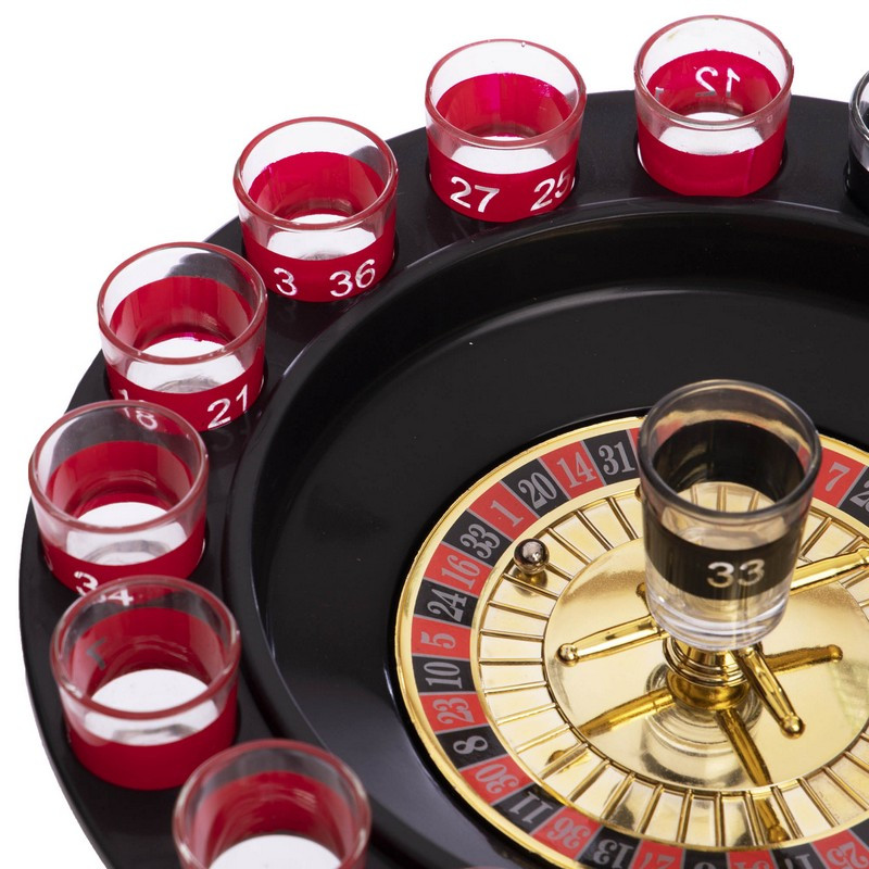 Игра «Пьяная рулетка» Drinking Roulette Set SP-Sport GB066-P 16 стопок - фото 3 - id-p1472328104