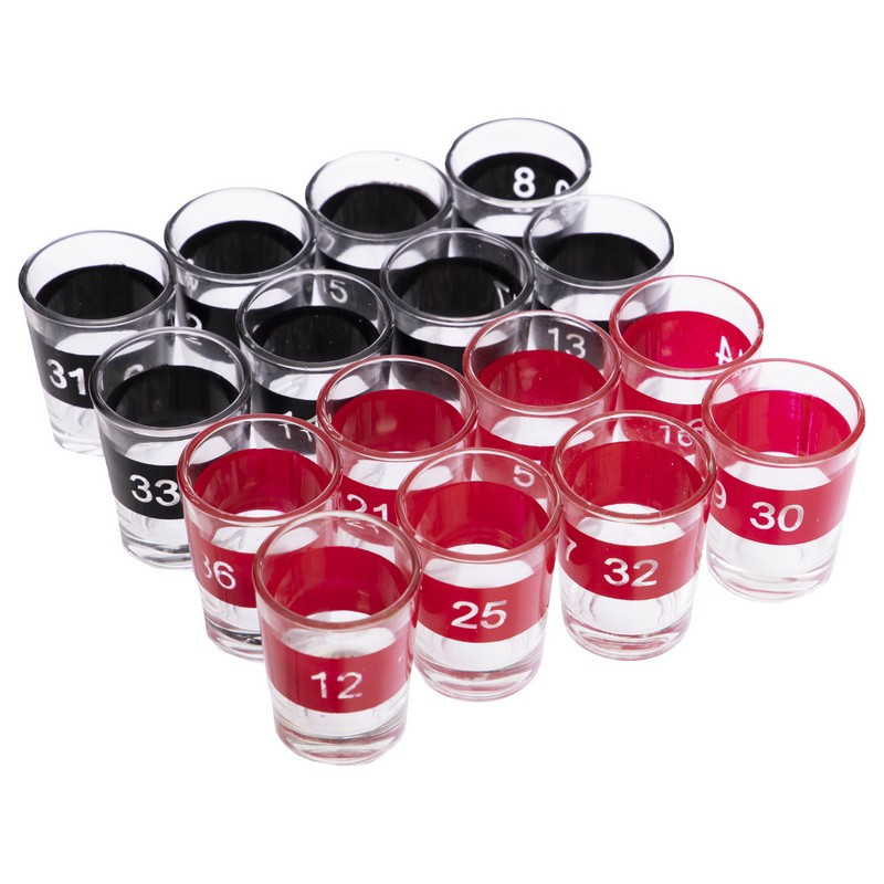 Игра «Пьяная рулетка» Drinking Roulette Set SP-Sport GB066-P 16 стопок - фото 4 - id-p1472328104