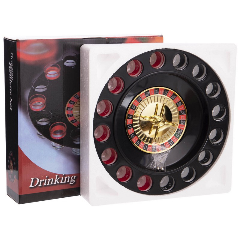 Игра «Пьяная рулетка» Drinking Roulette Set SP-Sport GB066-P 16 стопок - фото 5 - id-p1472328104