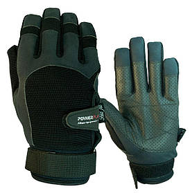 Рукавички для кросфіту PowerPlay 2076 Чорні S