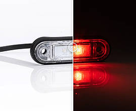 Ліхтар габаритний Fristom FT-015 C LED червоний з проводом, фото 3