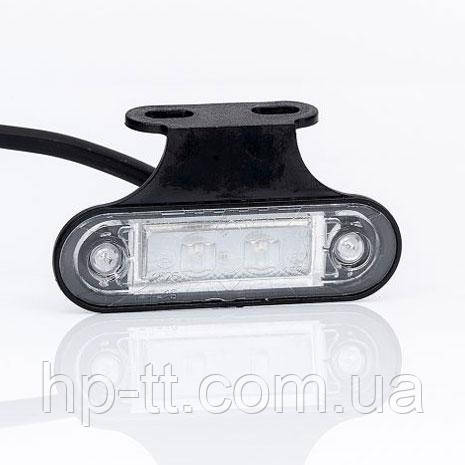 Ліхтар габаритний Fristom FT-015 C+K LED червоний на кронштейні з проводом, фото 1