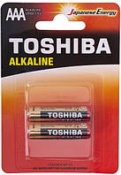 TOSHIBA Alkanine, AAA, батарейка 1.5В, блистер, 2 шт.