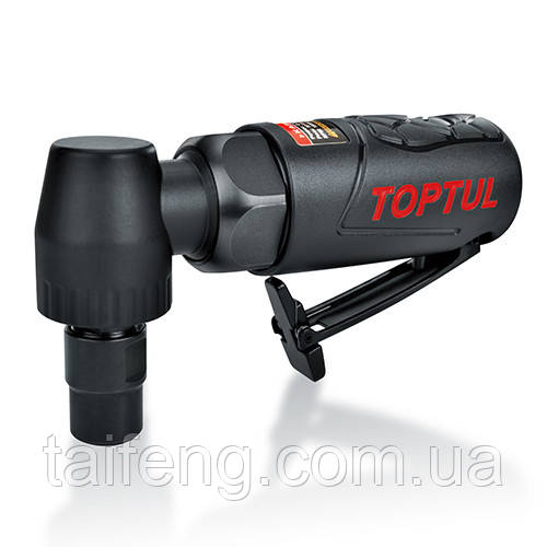 Зачисна машинка пневматична кутова 1/4", 6 мм 18000об/хв TOPTUL KASD0818