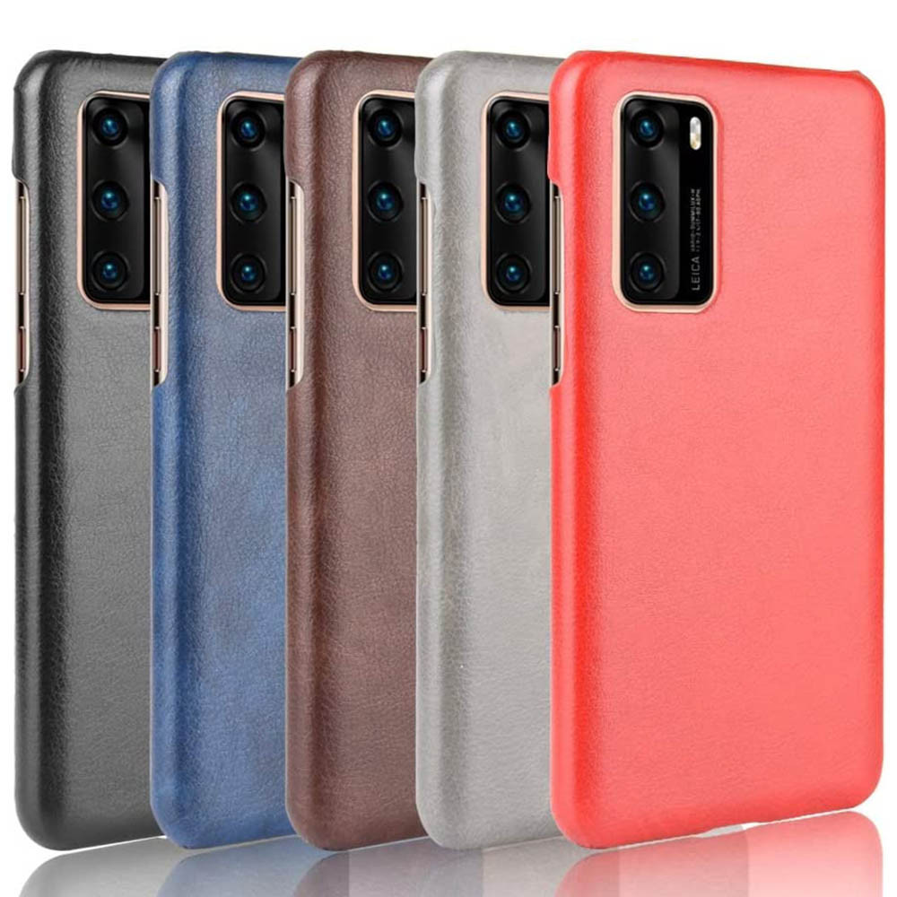 Шкіряний чохол — накладка для Huawei P40, фото 1